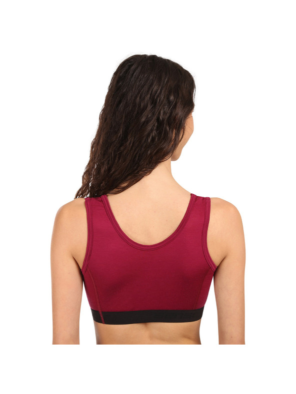 Sensor Dámská podprsenka Sensor Active merino červená