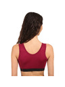 Sensor Dámská podprsenka Sensor Active merino červená