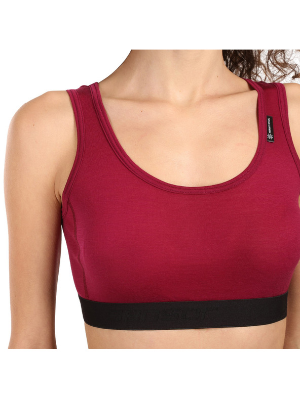 Sensor Dámská podprsenka Sensor Active merino červená