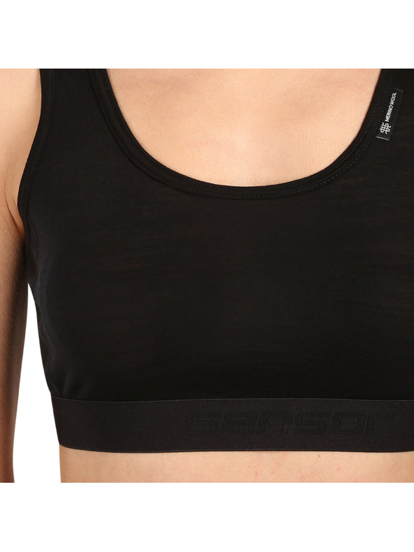 Sensor Dámská podprsenka Sensor Active merino černá