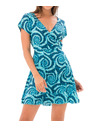 69slam Dámské šaty 69SLAM CANDY SPLASH BLUE