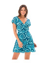 69slam Dámské šaty 69SLAM CANDY SPLASH BLUE