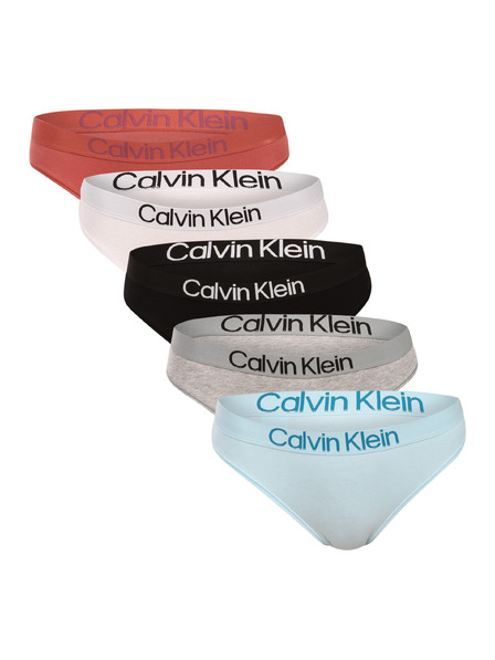 Calvin Klein Sada pěti - dámské kalhotky Calvin Klein vícebarevné