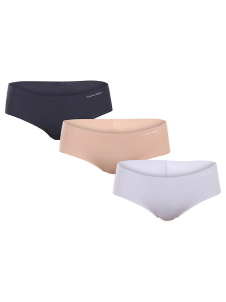 Calvin Klein Sada tří - dámské kalhotky Calvin Klein bezešvé vícebarevné
