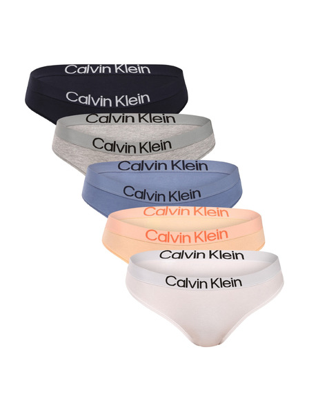 Calvin Klein Sada pěti - dámské kalhotky Calvin Klein vícebarevné