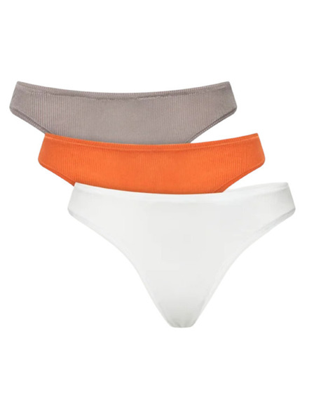 Calvin Klein Sada tří - dámská tanga Calvin Klein vícebarevná