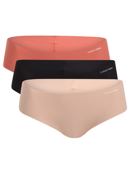 Calvin Klein Sada tří - dámské kalhotky Calvin Klein bezešvé vícebarevné