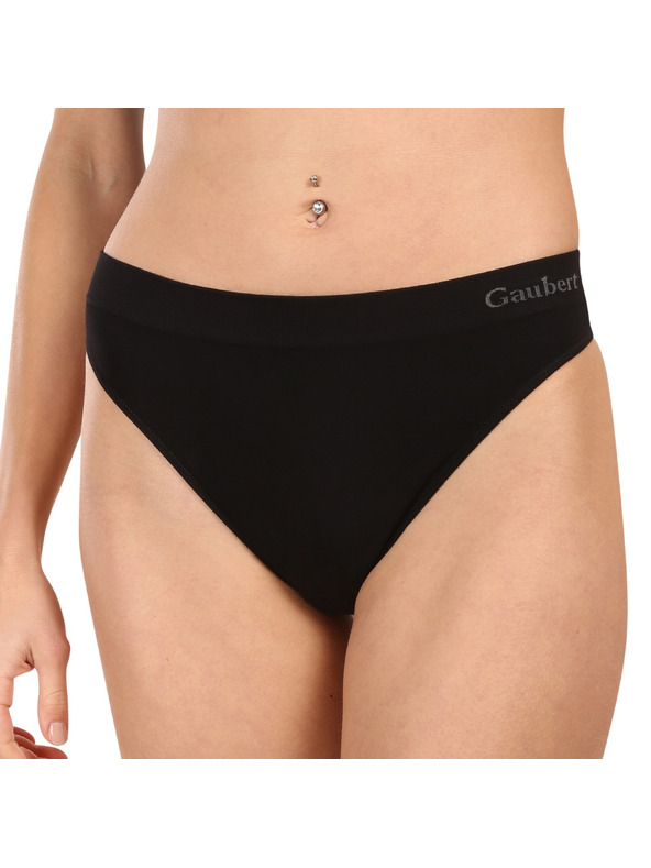 Gaubert Sada šesti - dámská tanga Gaubert černá (GBTW-3104/black)