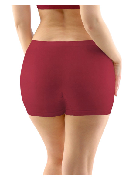 Gina Dámské boxerky Gina bezešvé bambusové červené