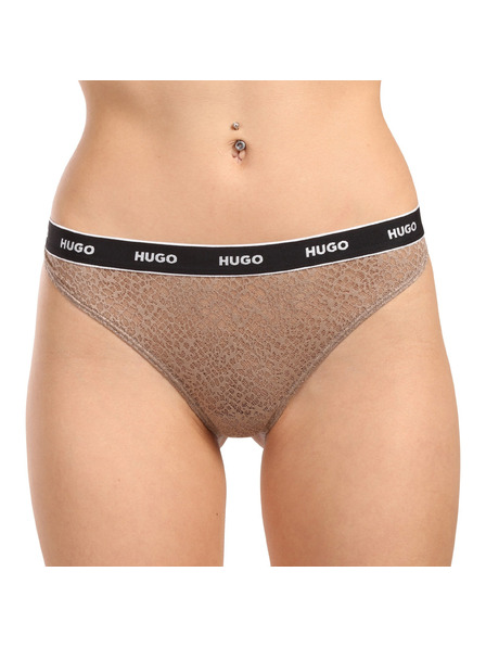 HUGO Sada tří - dámská tanga HUGO vícebarevná