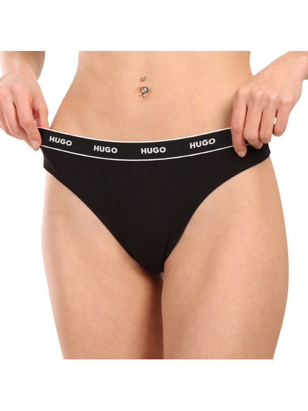 HUGO Sada tří - dámská tanga HUGO vícebarevná