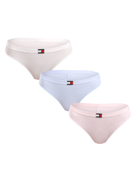 Tommy Hilfiger Sada tří - dámská tanga Tommy Hilfiger vícebarevná