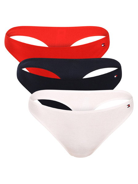 Tommy Hilfiger Sada tří - dámská tanga Tommy Hilfiger vícebarevná