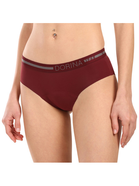 DORINA Sada dvou - Menstruační kalhotky Dorina Eco Moon Hipster červené