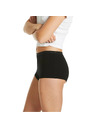 Love Luna Menstruační kalhotky pro dívky Love Luna Shortie Brief Black Hearts