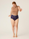 Modibodi Menstruační kalhotky Modibodi Classic Full Brief Moderate-Heavy Passion Vine Navy