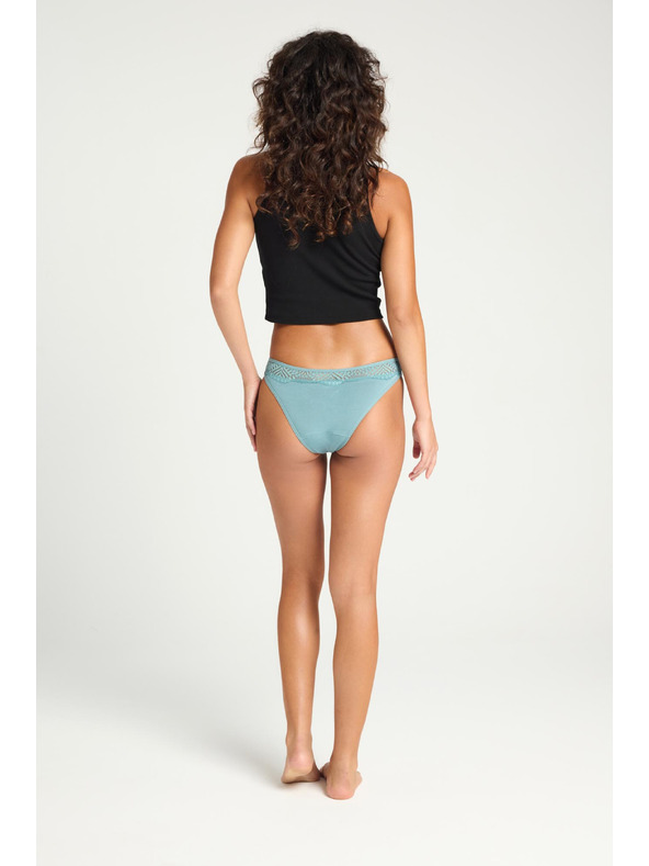 Modibodi Menstruační kalhotky Modibodi Sensual Cheeky Brief Moderate-Heavy Arizona Blue