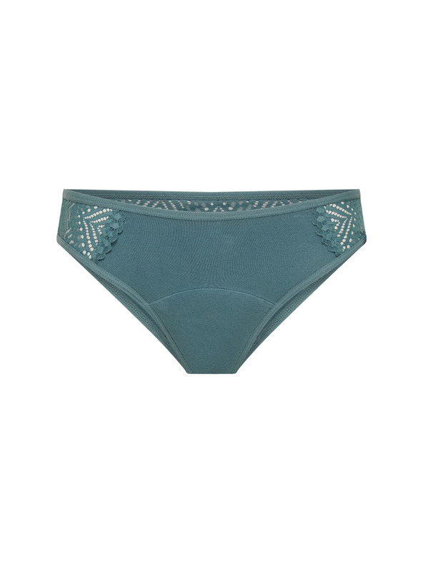 Modibodi Menstruační kalhotky Modibodi Sensual Cheeky Brief Moderate-Heavy Arizona Blue