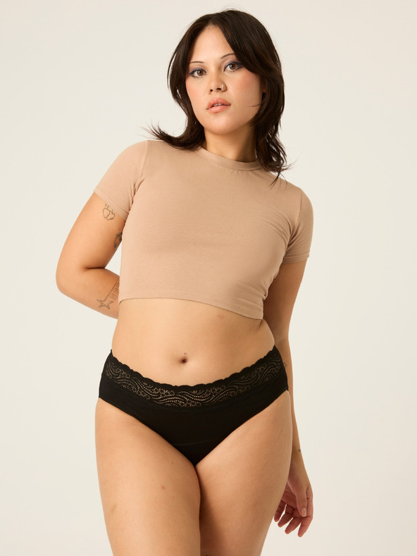 Modibodi Sada tří - Menstruační kalhotky Modibodi Sensual Hi-Waist Bikini Moderate-Heavy