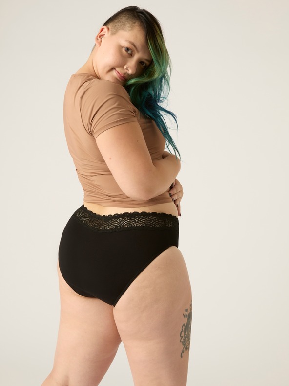 Modibodi Menstruační kalhotky Modibodi Sensual Hi-Waist Bikini Moderate-Heavy