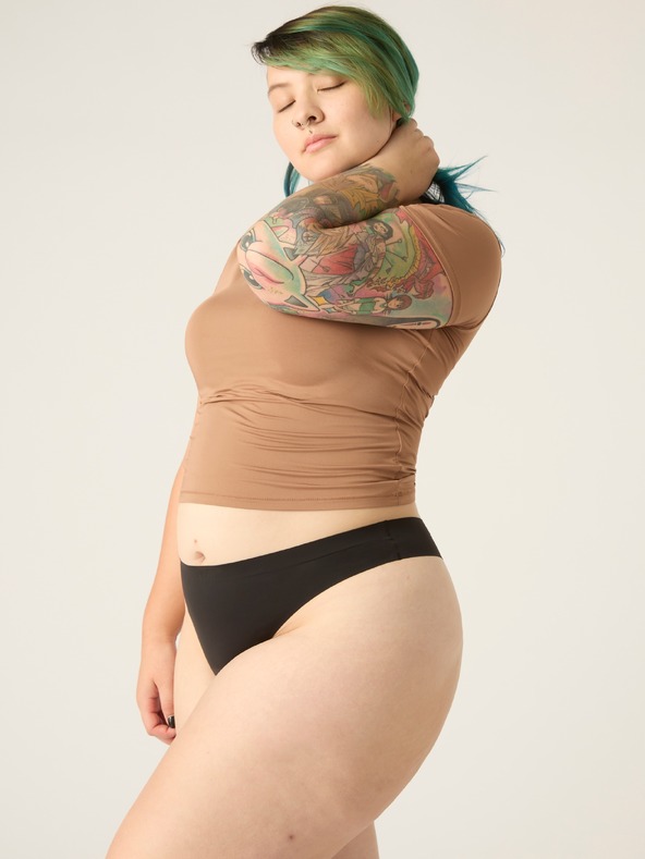 Modibodi Menstruační kalhotky Modibodi Seamfree Thong Light-Moderate