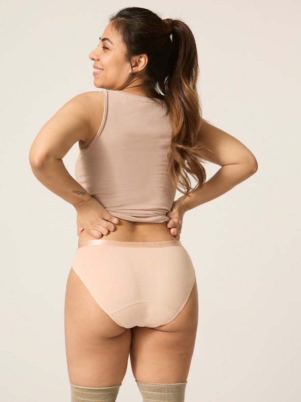 Modibodi Menstruační kalhotky Modibodi Classic Bikini Moderate-Heavy Beige