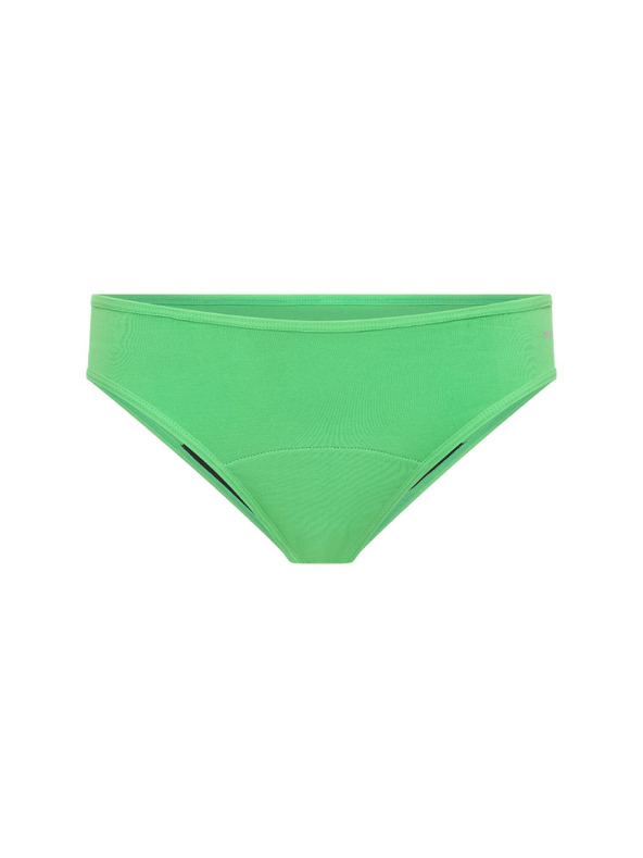 Modibodi Menstruační kalhotky Modibodi Basic Mid-Rise Brief Moderate-Heavy Irish Green