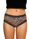 Modibodi Menstruační kalhotky Modibodi Sensual Boyleg Light Animalia Brown