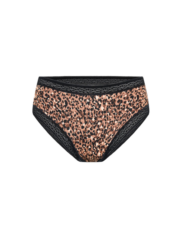 Modibodi Menstruační kalhotky Modibodi Sensual Boyleg Light Animalia Brown
