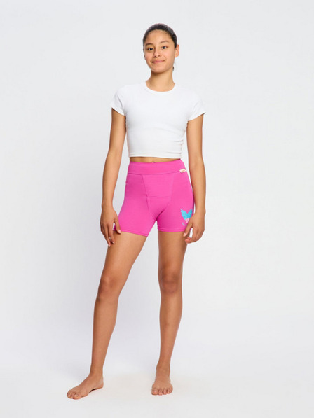 Modibodi Sada dvou - dívčí menstruační kalhotky na spaní Modibodi Teen Sleep Short Super Happy Holiday Multi