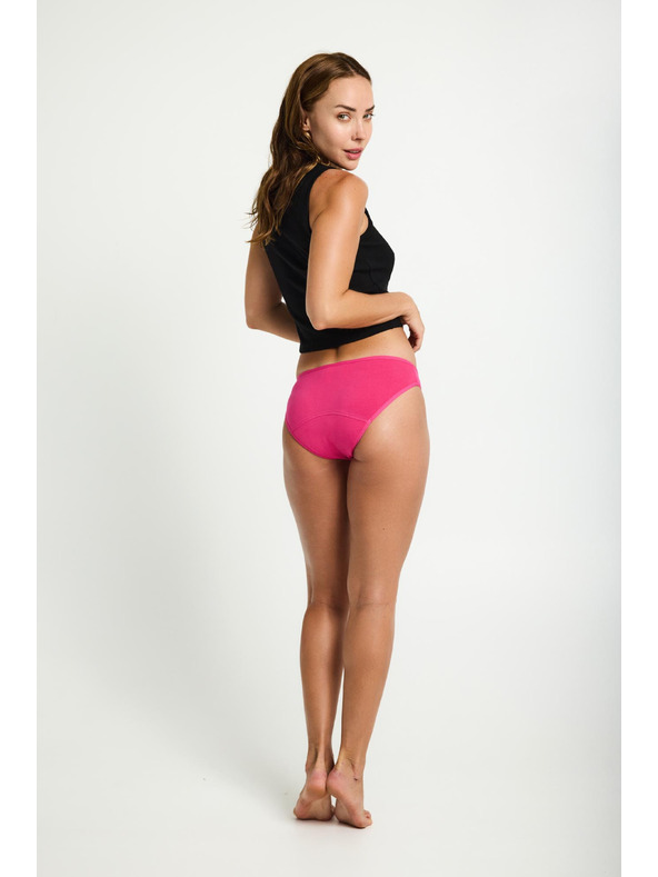 Modibodi Menstruační kalhotky Modibodi Basic Mid-Rise Brief Moderate-Heavy Fandango Pink