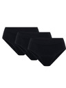 Modibodi Sada tří - menstruační kalhotky Modibodi Soft Stretch Seamless Bikini Brief Moderate