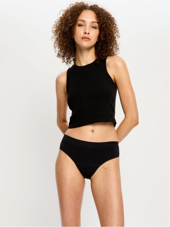 Modibodi Sada tří - menstruační kalhotky Modibodi Soft Stretch Seamless Bikini Brief Moderate