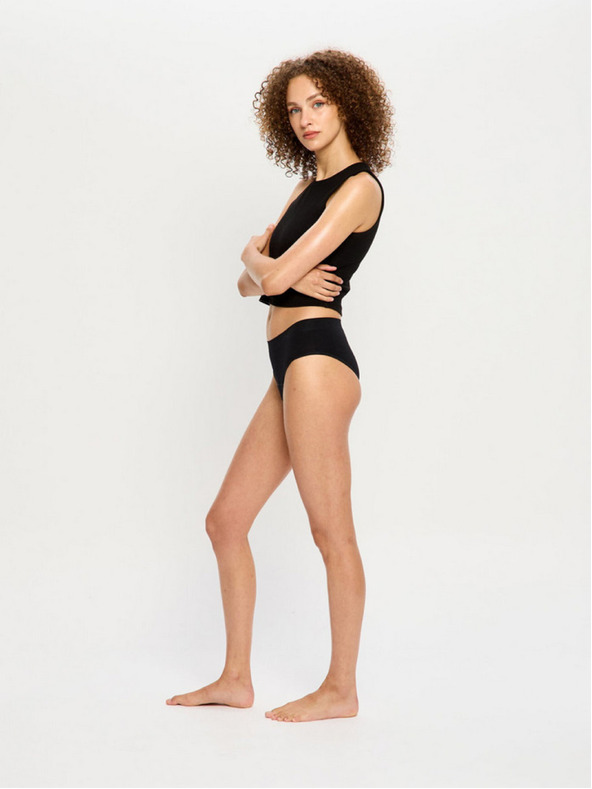 Modibodi Sada tří - menstruační kalhotky Modibodi Soft Stretch Seamless Bikini Brief Moderate