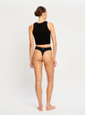 Modibodi Menstruační tanga Modibodi Modicomfort Seamless Hi Waist Thong Light Black