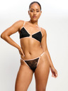 Modibodi Menstruační tanga Modibodi Bliss Thong Light Jet Black