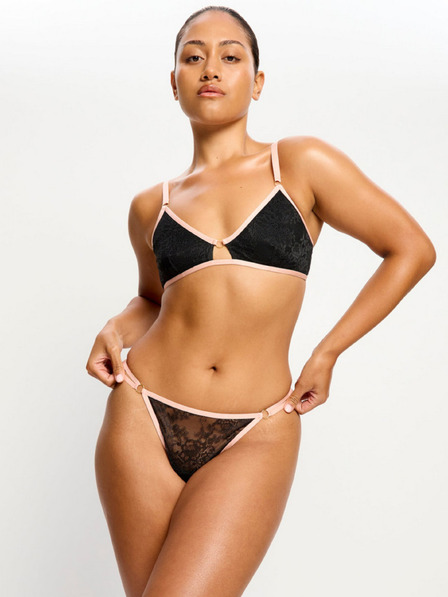 Modibodi Menstruační tanga Modibodi Bliss Thong Light Jet Black