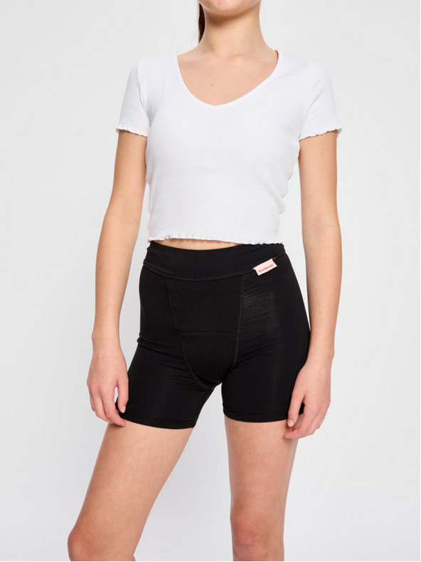 Modibodi Sada dvou - dívčí menstruační kalhotky na spaní Modibodi Teen Sleep Short Super Black