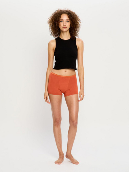 Modibodi Menstruační kalhotky Modibodi Classic Boyshort Super Burnt Brick