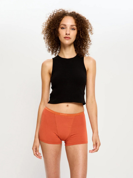 Modibodi Menstruační kalhotky Modibodi Classic Boyshort Super Burnt Brick