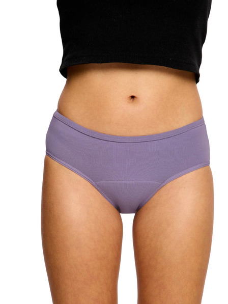 Modibodi Menstruační kalhotky Modibodi Basic Mid-Rise Brief Moderate Purple Tonic