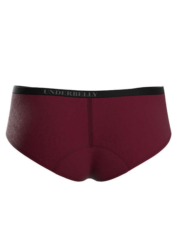 Underbelly Menstruační kalhotky Underbelly Lowee červené