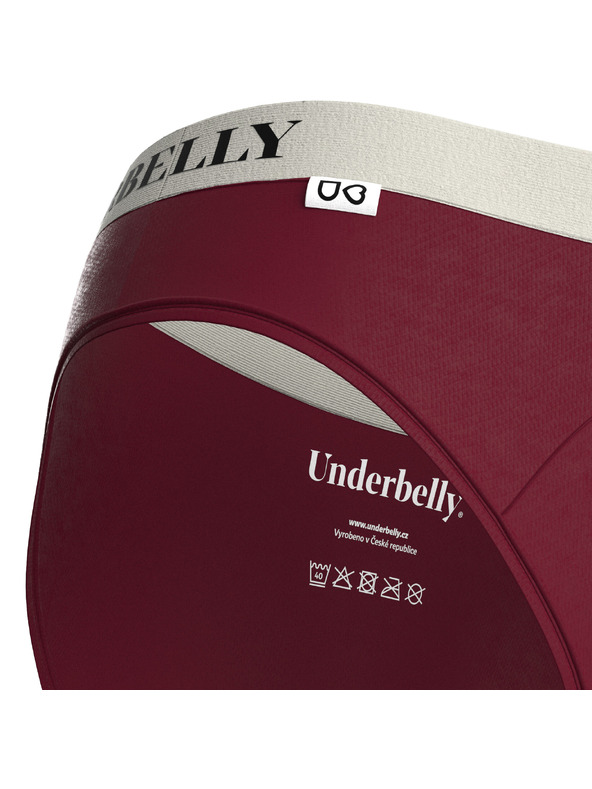 Underbelly Menstruační kalhotky Underbelly Univers červené