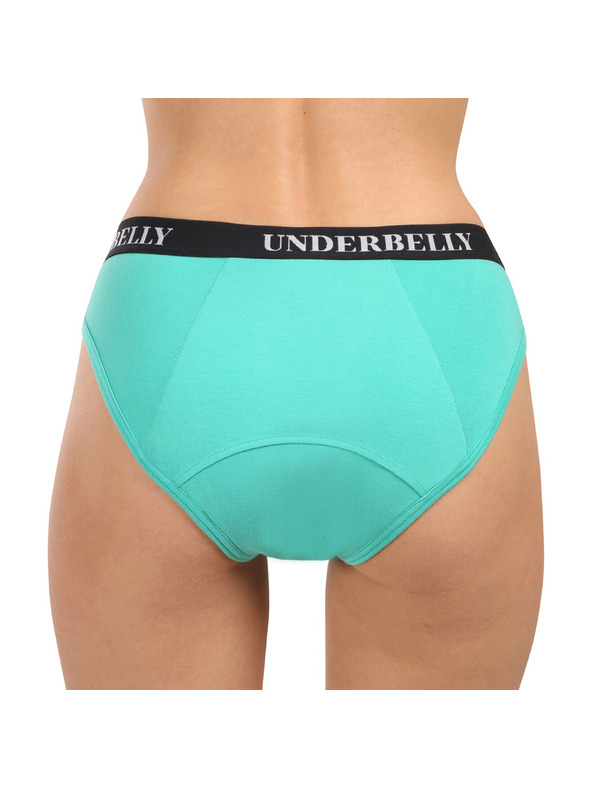 Underbelly Menstruační kalhotky Underbelly Univers zelené