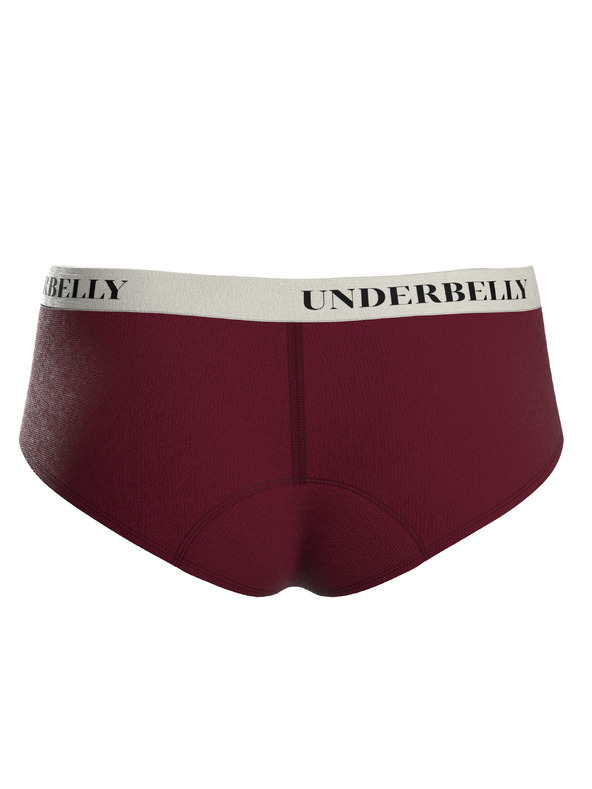 Underbelly Menstruační kalhotky Underbelly Lowee červené