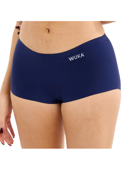 WUKA Dívčí menstruační kalhotky Wuka Stretch Boxer Short Heavy bezešvé modré