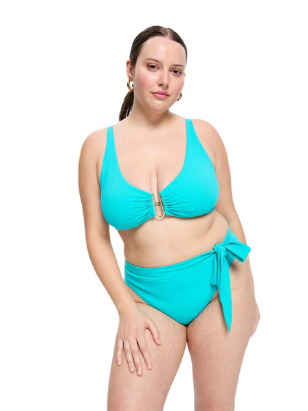 Modibodi Menstruační plavky Modibodi Molokai Hi-Waist Tie Bottom Ocean spodní díl