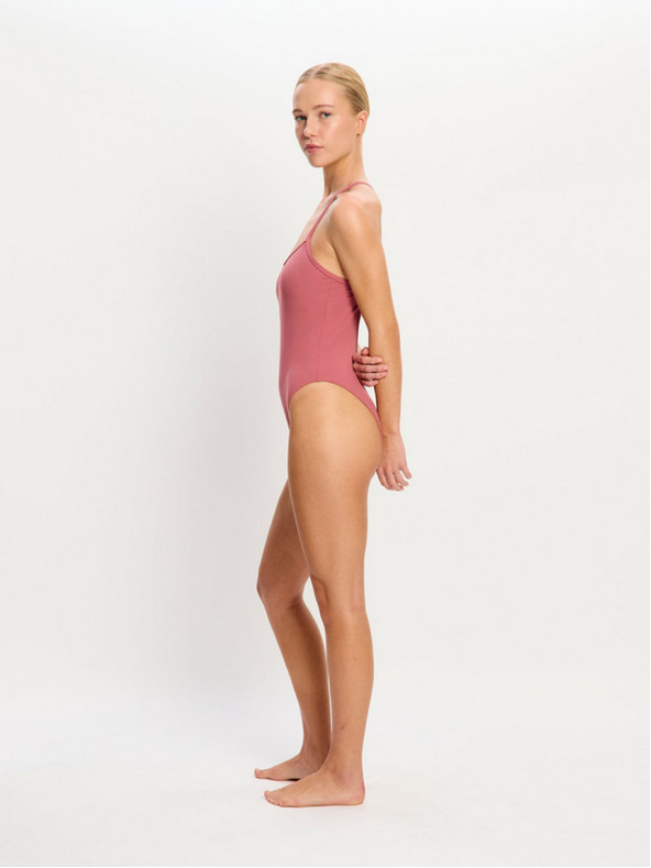 Modibodi Menstruační plavky Modibodi Molokai X Back One Piece High Absorbency Mauve jednodílné