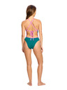 Modibodi Menstruační plavky Puma & Modibodi Deep Plunge One Piece Super Emerald Ice