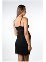 Hotmilk Dámská noční košilka Hotmilk Dream Nightie FULL CAP kojicí černá